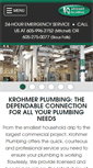 Mobile Screenshot of krohmerplumbing.com